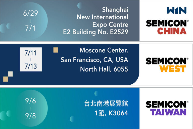 WIN is prepared to engage in three semiconductor shows in Asia and North America